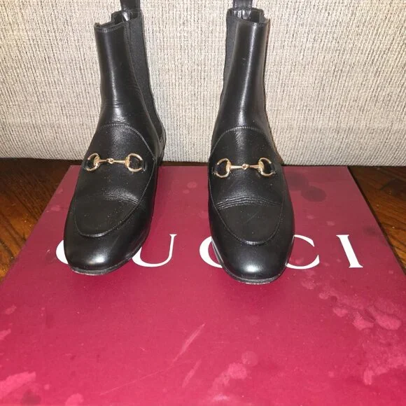 Black Gucci Boots, 7.5 - Picture 5 of 6